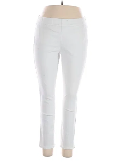 Pre-owned Nydj Jeggings In White