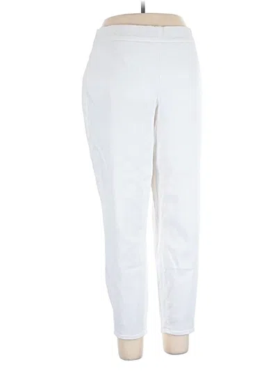 Pre-owned Nydj Jeggings In White