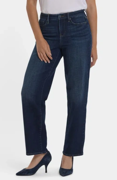 Nydj Jemma High Waist Barrel Jeans In Blue