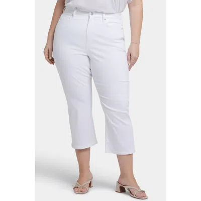 Nydj Joni High Waist Capri Jeans In Optic White