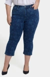 Nydj Joni High Waist Relaxed Capri Jeans In Indigo Bellafontaine