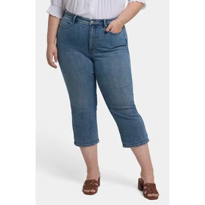 Nydj Joni High Waist Relaxed Capri Jeans In Majorca Bay