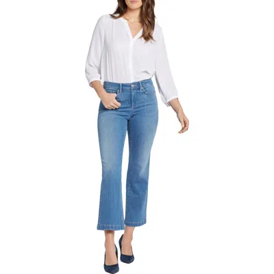 Nydj Julia Womens Relaxed Denim Flared Jeans In Multi