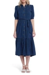 Nydj Kate Ruffle Midi Dress