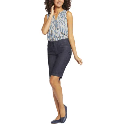 NYDJ KERRI WOMENS TUMMY SLIMMING DENIM DENIM SHORTS