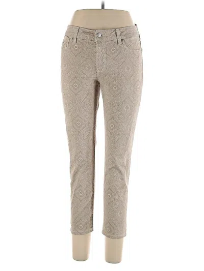 Pre-owned Nydj Khaki Pant In Brown