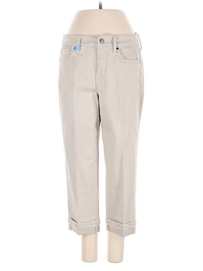 Pre-owned Nydj Khaki Pant In Brown