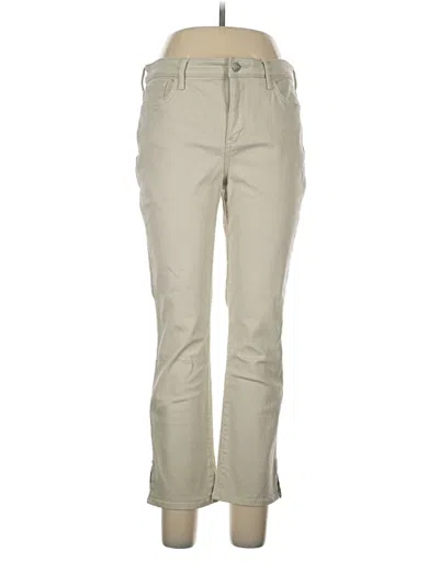 Pre-owned Nydj Khaki Pant In Brown