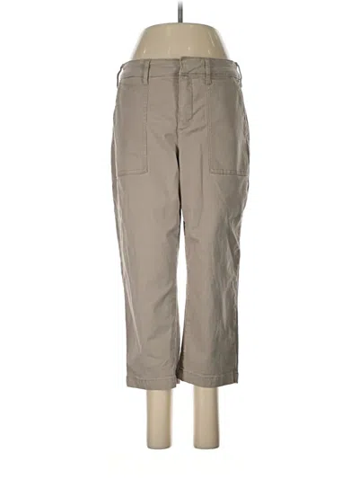 Pre-owned Nydj Khaki Pant In Brown