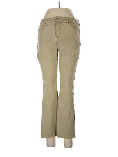 Pre-owned Nydj Khaki Pant In Brown