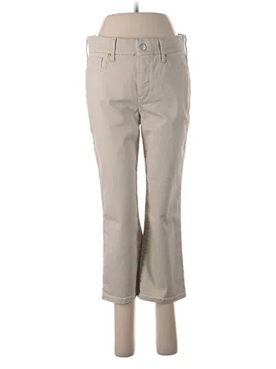 Pre-owned Nydj Khaki Pant In Brown