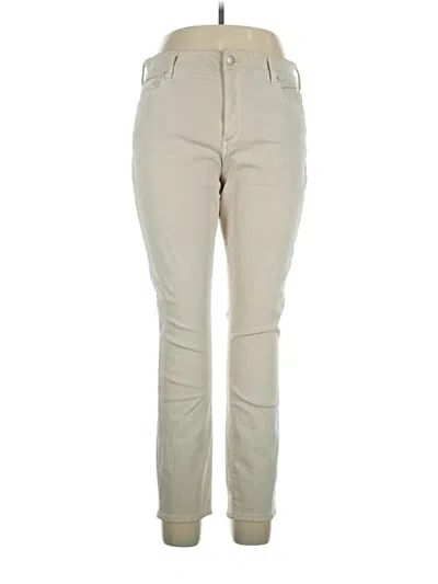 Pre-owned Nydj Khaki Pant In Brown