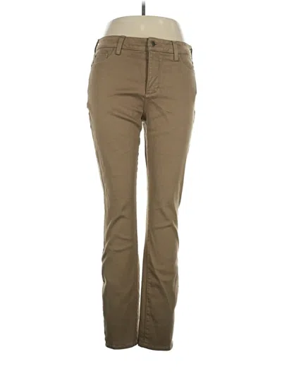 Pre-owned Nydj Khaki Pant In Brown