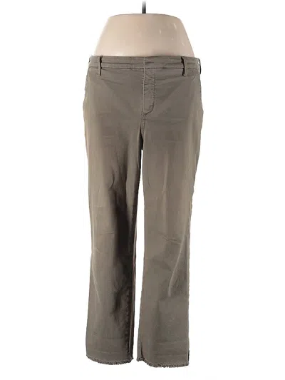 Pre-owned Nydj Khaki Pant In Gray