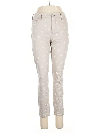 Pre-owned Nydj Khaki Pant In Gray