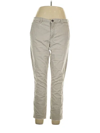 Pre-owned Nydj Khaki Pant In Gray