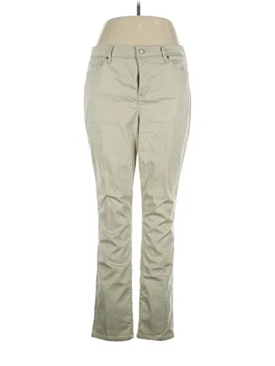 Pre-owned Nydj Khaki Pant In Green