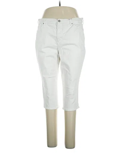 Pre-owned Nydj Khaki Pant In Ivory