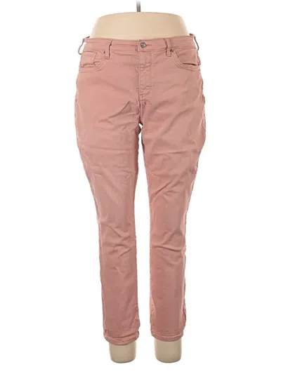 Pre-owned Nydj Khaki Pant In Pink