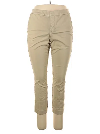 Pre-owned Nydj Khaki Pant In Tan