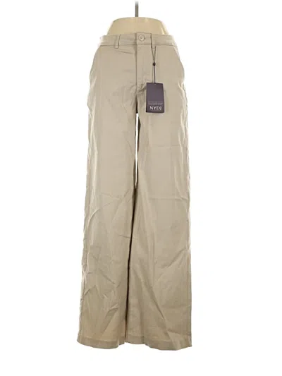 Pre-owned Nydj Khaki Pant In Tan