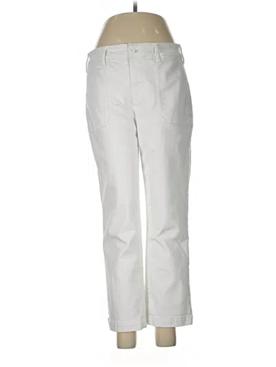 Pre-owned Nydj Khaki Pant In White