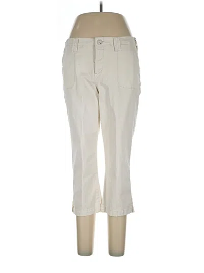 Pre-owned Nydj Khaki Pant In White