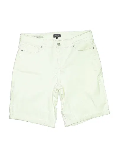 Pre-owned Nydj Khaki Shorts In Green
