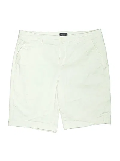 Pre-owned Nydj Khaki Shorts In Green