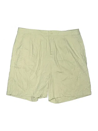 Pre-owned Nydj Khaki Shorts In Green