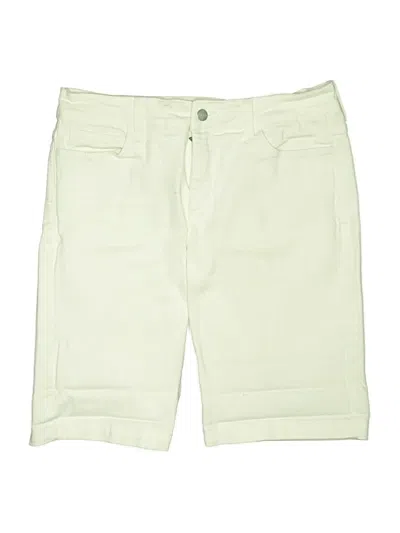 Pre-owned Nydj Khaki Shorts In Green