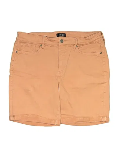 Pre-owned Nydj Khaki Shorts In Tan