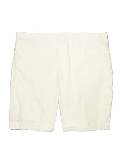 Pre-owned Nydj Khaki Shorts In White