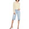 Nydj Kristie 80's Womens Raw Hem Denim Bermuda Shorts In Multi