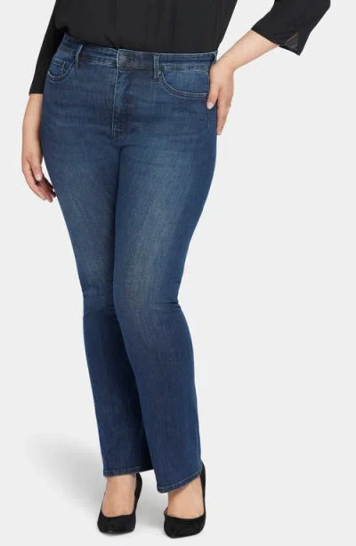 Nydj Le Silhouette Seamless Slim Bootcut Jeans In Blue