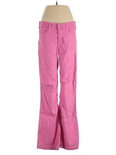 Pre-owned Nydj Linen Pants In Pink