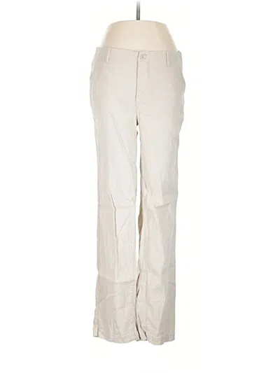 Pre-owned Nydj Linen Pants In White