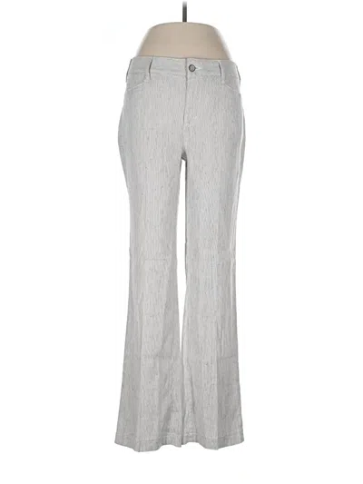 Pre-owned Nydj Linen Pants In White