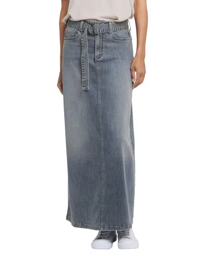 Nydj Long Skirt In Blue