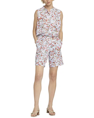 Nydj Mandarin Blouse In Multi