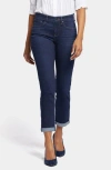 Nydj Margo Girlfriend Cropped Cuffed Jeans In Palace