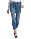 Nydj Petite Margo Girlfriend Pull On Jeans In Blue