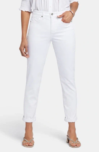 Nydj Margot Girlfriend Jeans In Optic White