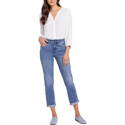 Nydj Margot Girlfriend Womens Pocket Denim Skinny Jeans In Rockie