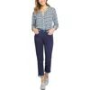 Nydj Margot Girlfriend Womens Stretch Denim Skinny Jeans In Multi