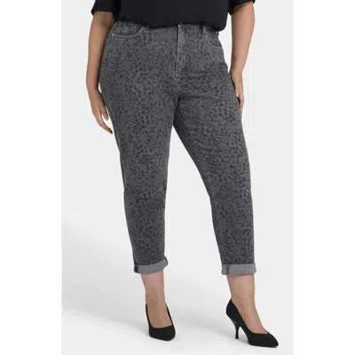Nydj Margot High Waist Girlfriend Jeans In Blue
