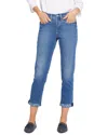 Nydj Petite High-rise Girlfriend Jean In Blue