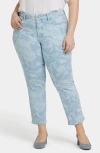 Nydj Marilyn Floral Crop Straight Leg Jeans In Marian Annabella Print