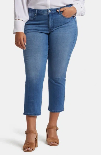 Nydj Marilyn Ankle Straight Leg Jeans In Blueisland