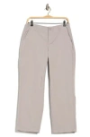 Nydj Marilyn Ankle Straight Leg Twill Pants In Gray